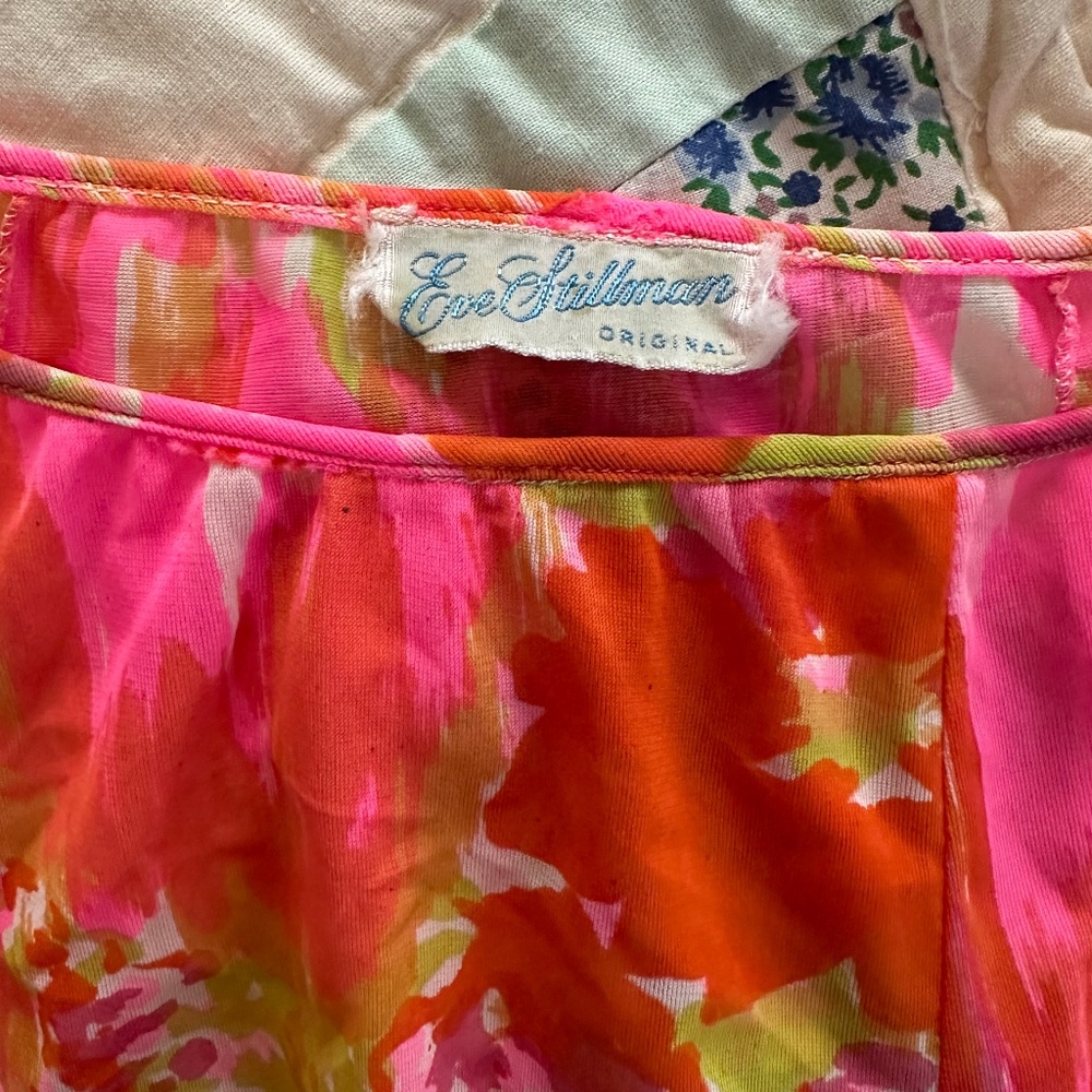 Vintage Eve Stillman original funky retro 60’s 70’s nightgown
